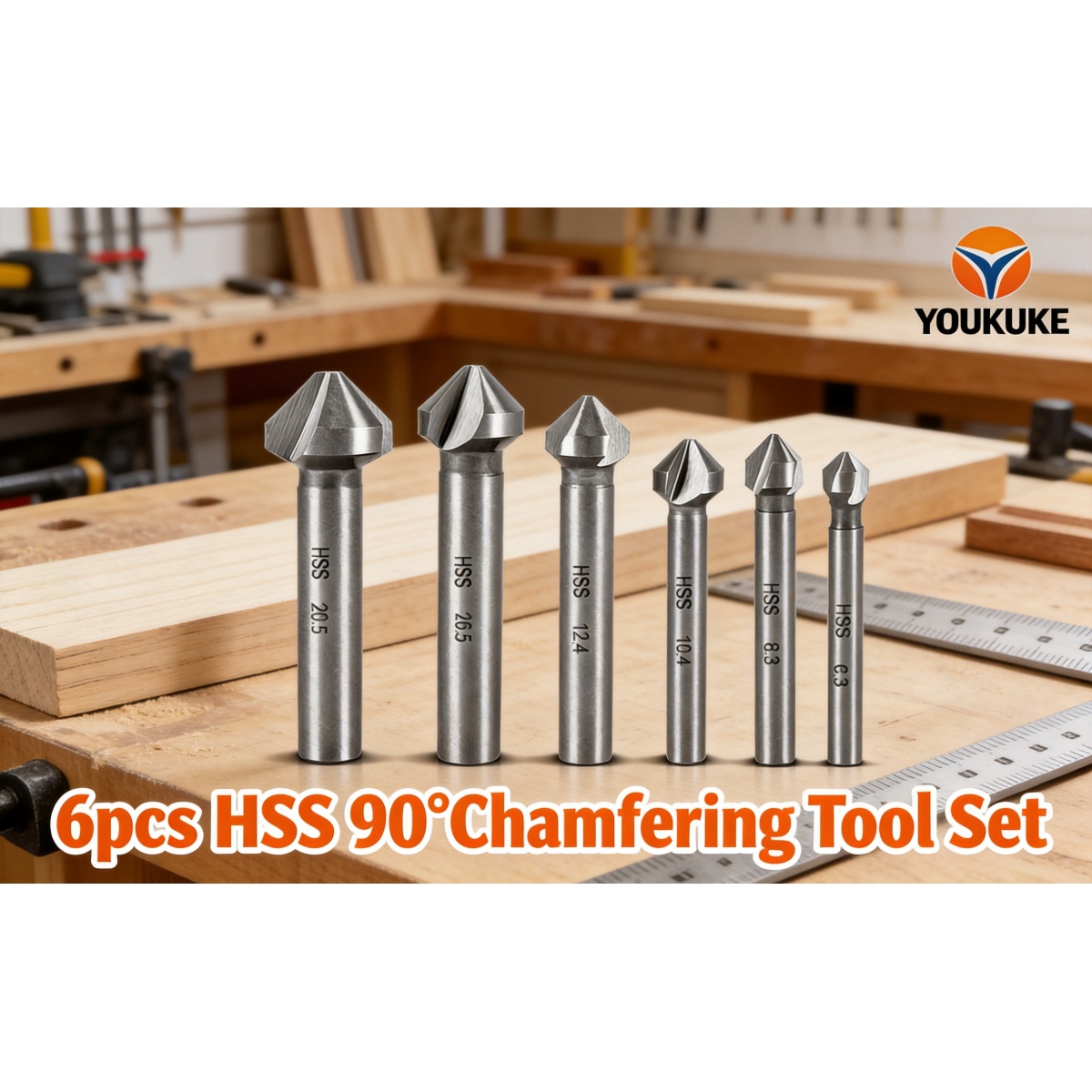 HSS 90 Grad Anfaswerkzeug Set