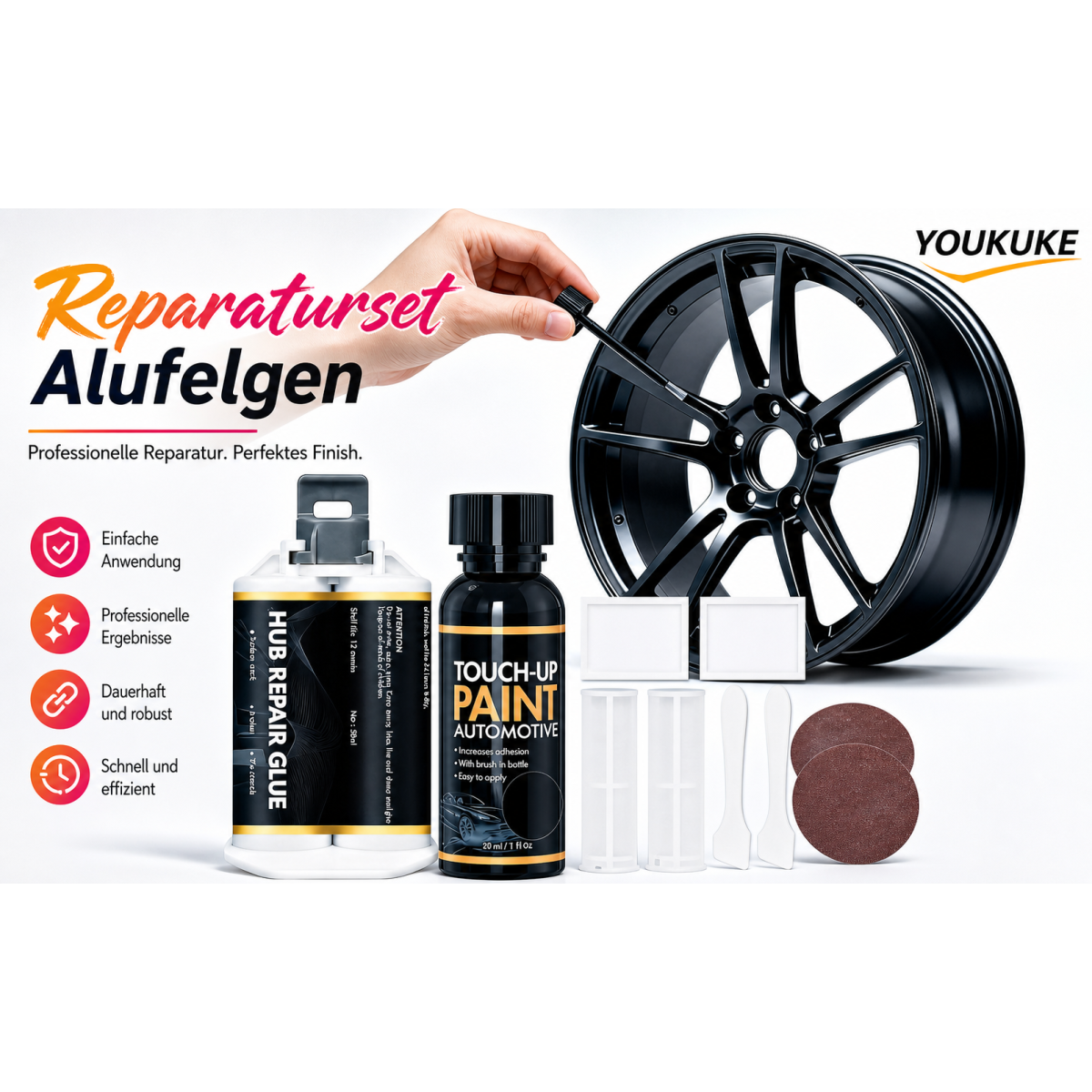 Alufelgen Reparatur-Set